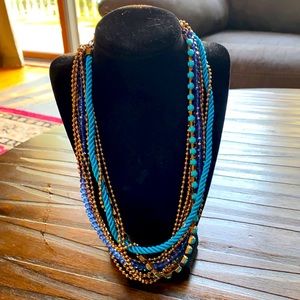 Turquoise beaded necklace